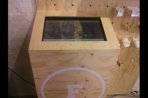 French Connection has installed iPads so customers can order online